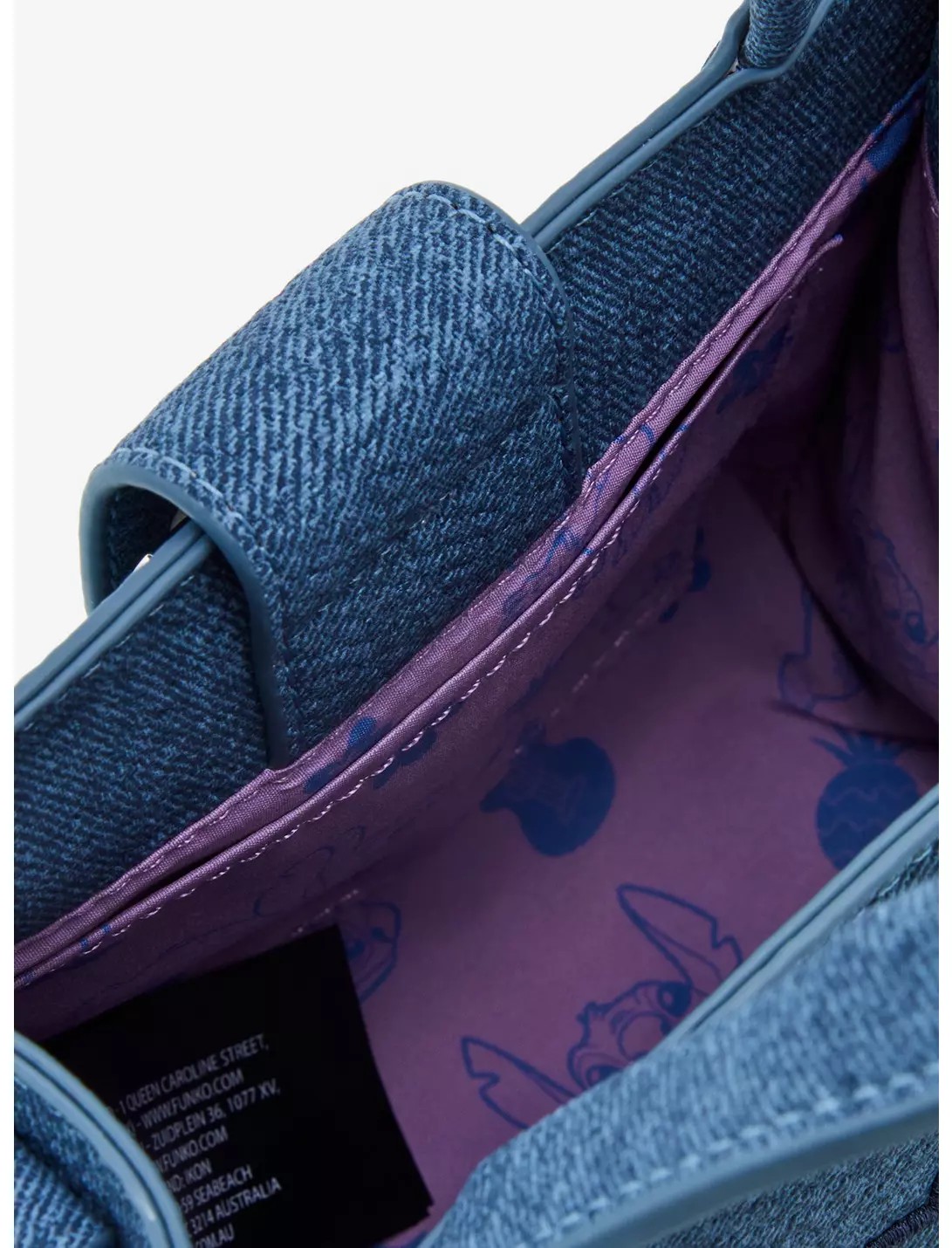 Loungefly Disney Lilo & Stitch Denim Stitch Crossbody Bag