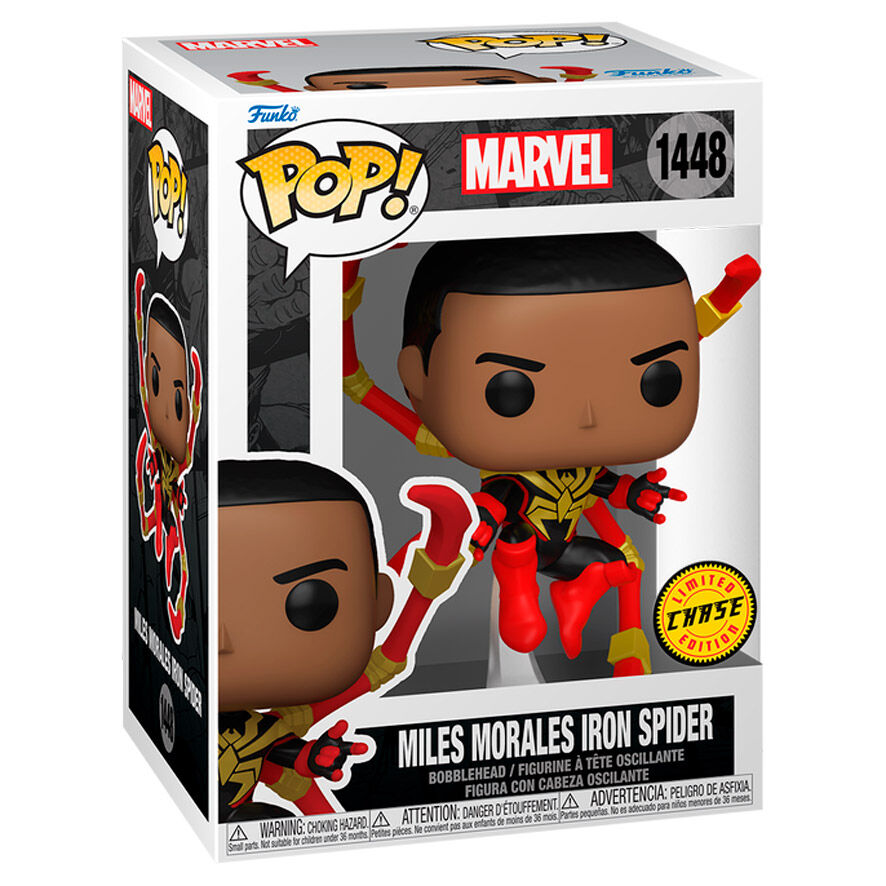 POP figure Marvel Miles Morales Iron Spider CHASE