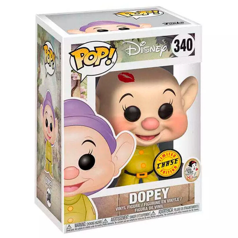 POP figure Disney Snow White and the Seven Dwarfs Dopey CHASE