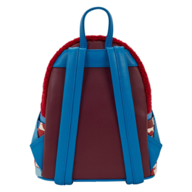 Loungefly -Marvel -  Spider-Man Sherpa Heart Mini Backpack