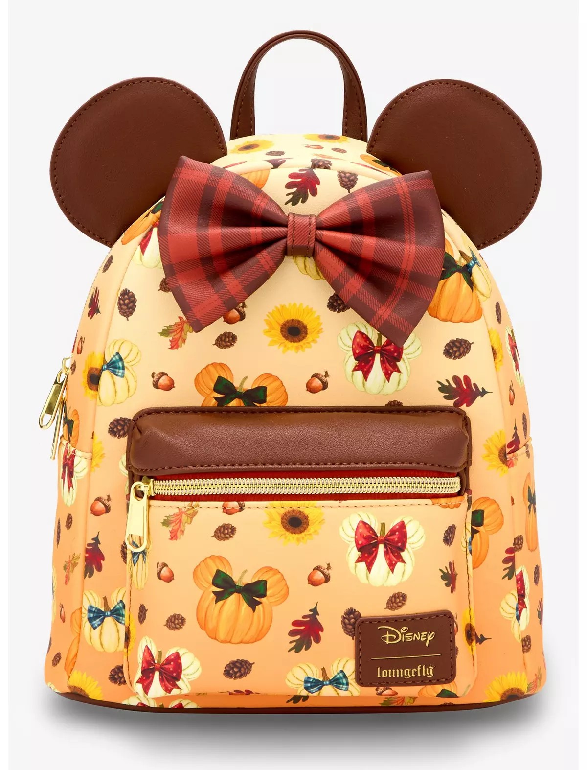 Loungefly Disney Minnie Mouse Fall Pumpkin Mini Backpack