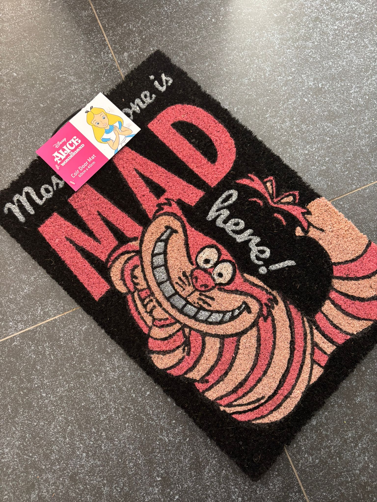 ALICE IN WONDERLAND - We're All mad here! - Doormat