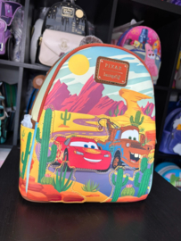 Loungefly Disney Pixar Cars Lightning McQueen and Mater Mini Backpack