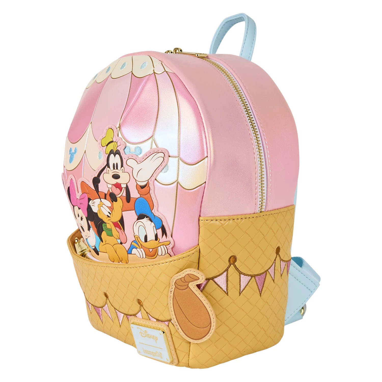 Loungefly Mickey & Friends Hot Air Balloon Figural Mini Backpack