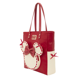 Loungefly Disney Minnie Mouse Rock the Dots Tote Bag