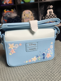 Loungefly Disney Stitch & Scrump Flowers Crossbody Bag