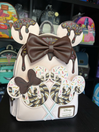 Loungefly Disney Minnie Mouse Chocolate Sprinkle Lollipop Ears Mini Backpack