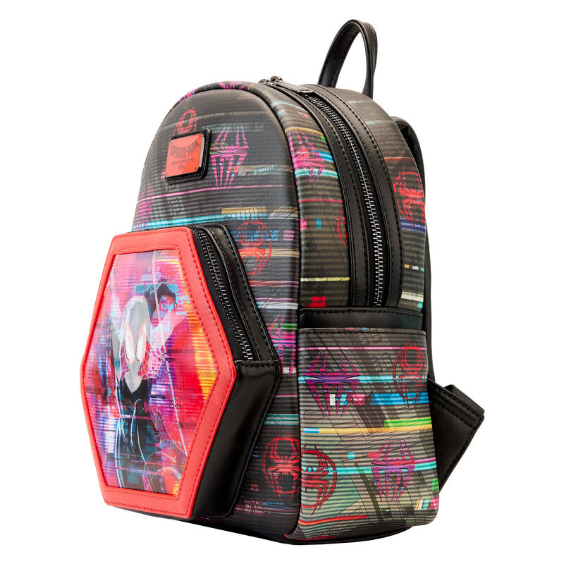 Loungefly - Marvel -Spiderman Across the Spider-Verse Lenticular Mini backpack
