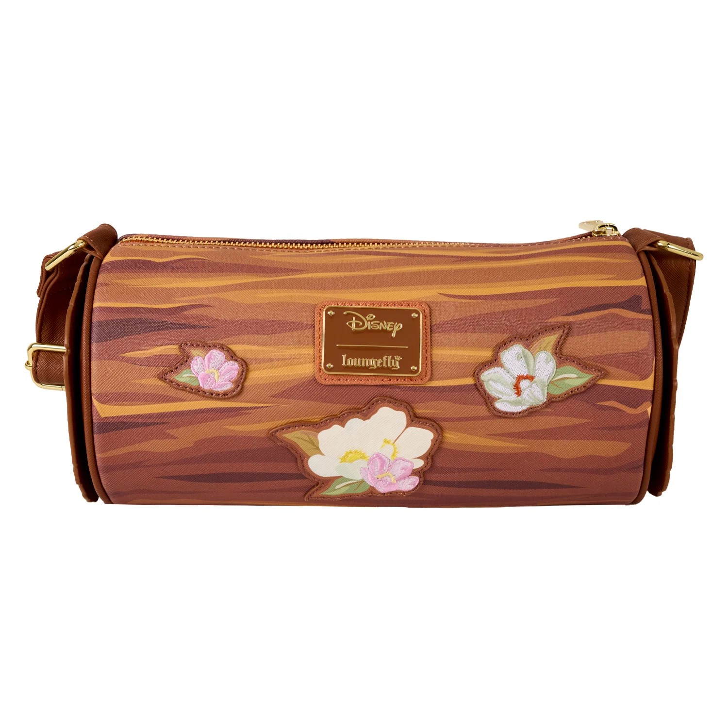 Loungefly The Fox and the Hound Forest Floral Log Figural Crossbody Bag
