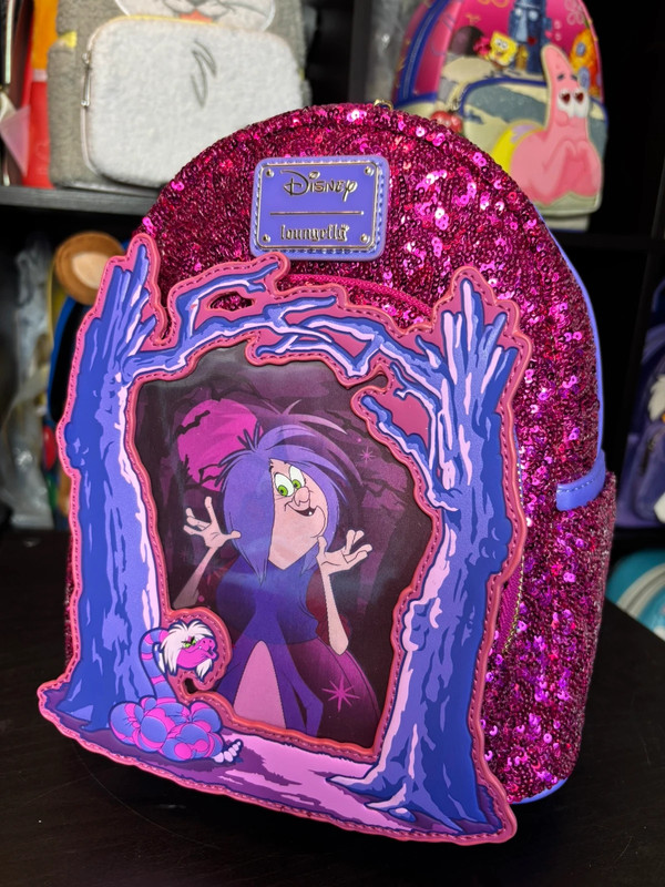 Loungefly - Disney -  Sword and the Stone Madam Mim Lenticular Mini Backpack
