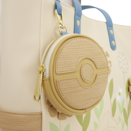 Loungefly Pokemon Floral Tote Bag with Coin Bag