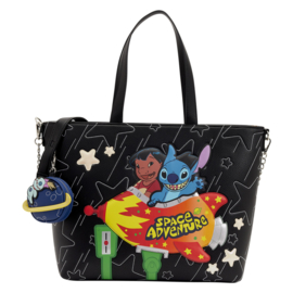 Loungefly Disney Lilo & Stitch Space Adventure Tote Crossbody Bag
