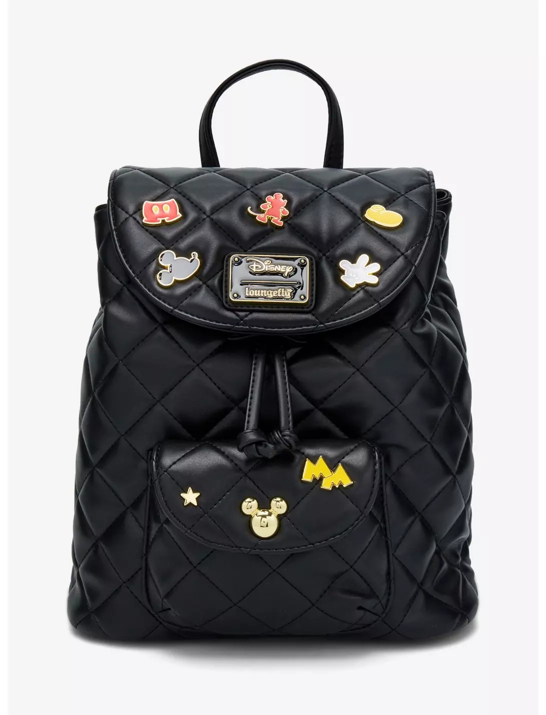 Loungefly Disney Mickey Mouse Icons Quilted Mini Backpack