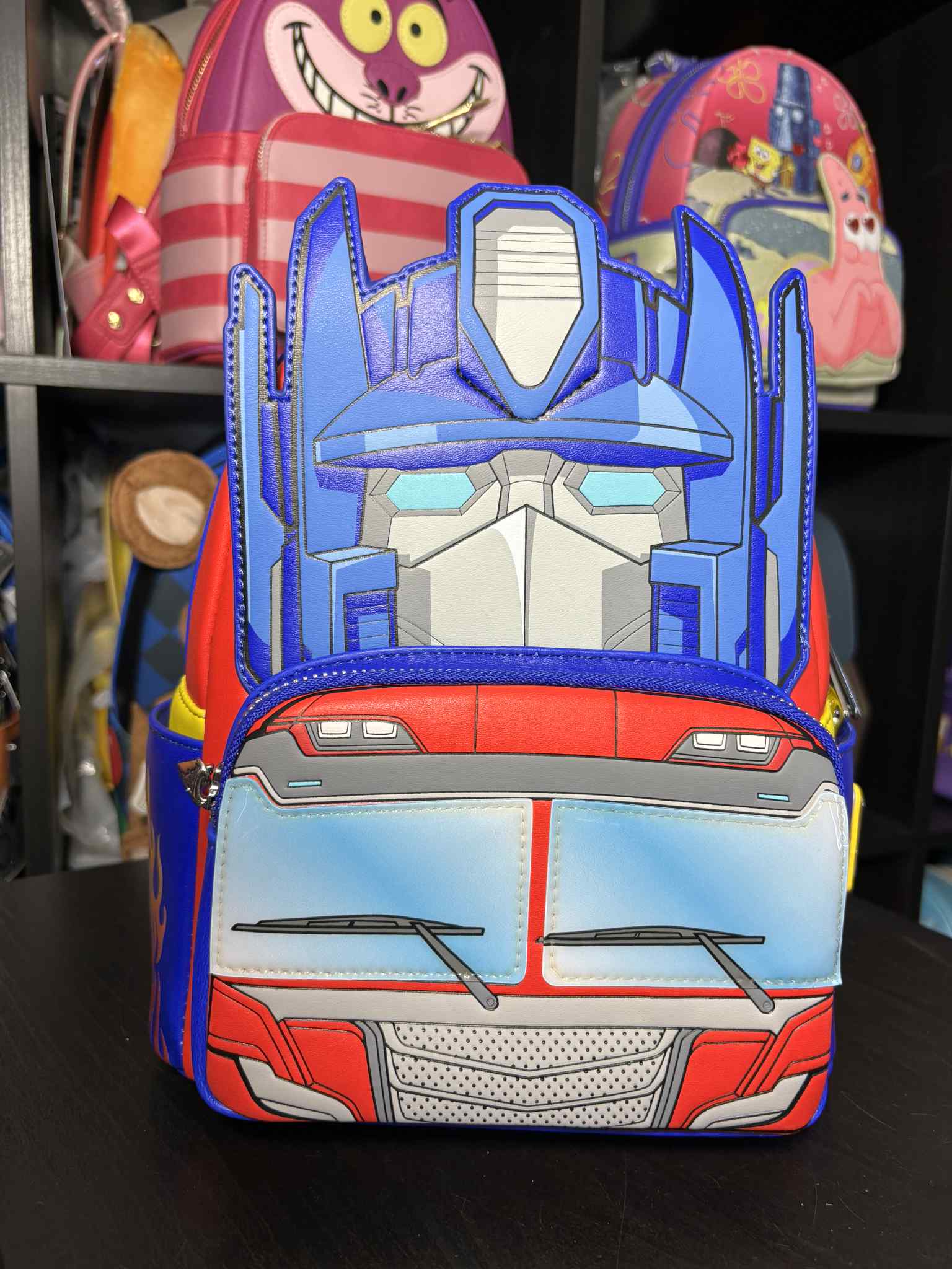 Loungefly Transformers Optimus Prime Cosplay Glow Mini Backpack