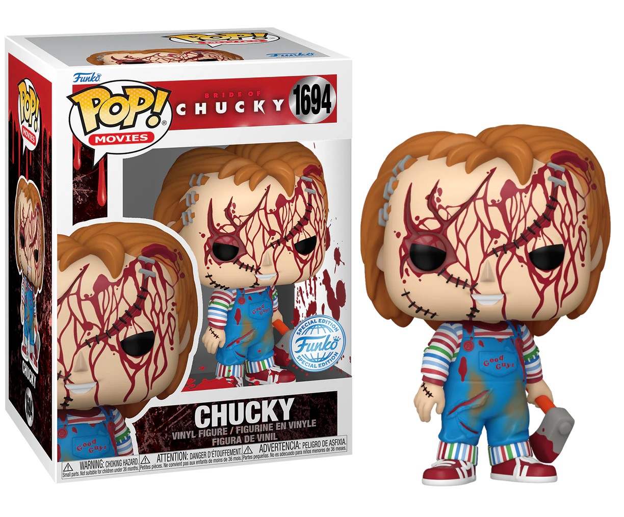 BRIDE OF CHUCKY - POP Movies N° 1694 - Chucky - Blood Drops - Special Edition