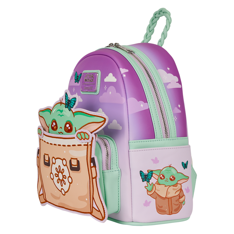 Loungefly The Mandalorian Grogu Butterfly Mini Backpack