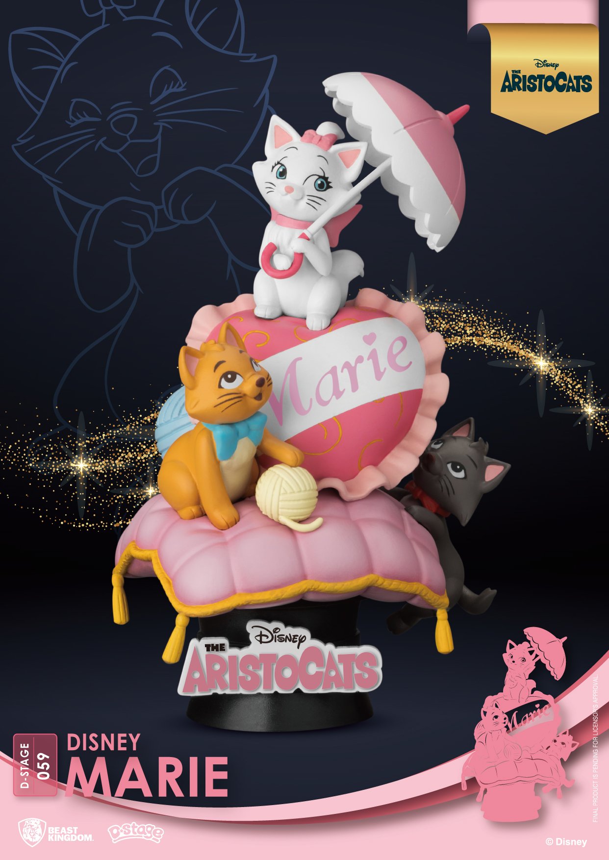 THE ARISTOCATS - Marie - Diorama D-Stage 16cm