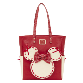 Loungefly Disney Minnie Mouse Rock the Dots Tote Bag