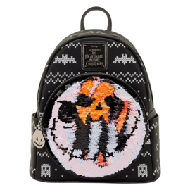 Loungefly - Disney - The Nightmare Before Christmas Jack Skellington Reversible Sequins Mini Backpack