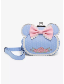 Loungefly Disney Minnie Mouse Polka Dot Kisslock Crossbody Bag