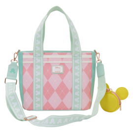 Loungefly Disney Mickey & Friends Tennis Tote Bag with Coin Bag
