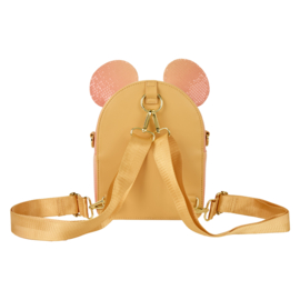 Loungefly - Disney Mickey Mouse Glitter Sequin Convertible Mini Backpack & Crossbody Bag