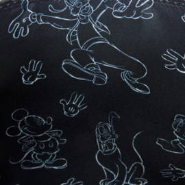 Loungefly - Disney Mickey Mouse Sketched Crossbody Bag