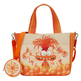 Loungefly - Disney Pixar Inside Out 2  Anxiety Tote Bag with Coin Bag