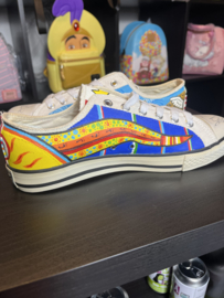 Gesigneerde handgeschilderde schoenen VR46 Valentino Rossi