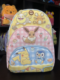 Loungefly Pokémon Cafe Checkered Print Mini Backpack