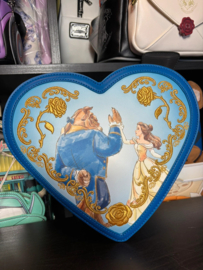 Loungefly Beauty and the Beast Convertible Heart Crossbody/Backpack