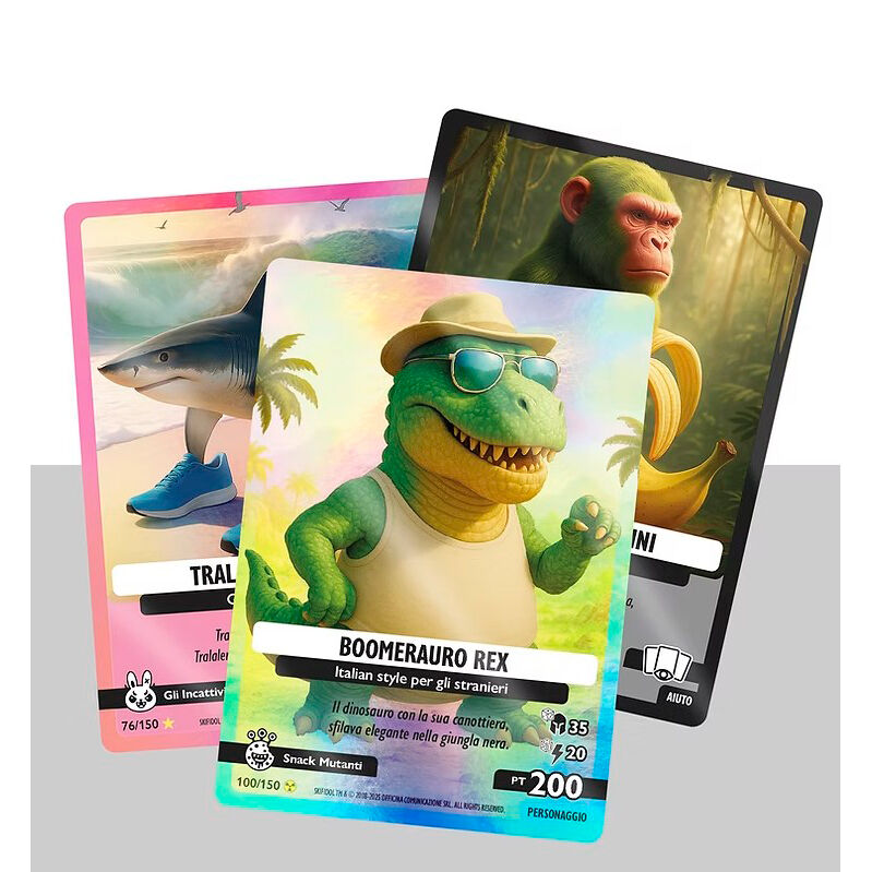 Italian brainrot Universo Psichedelico trading cards booster pack