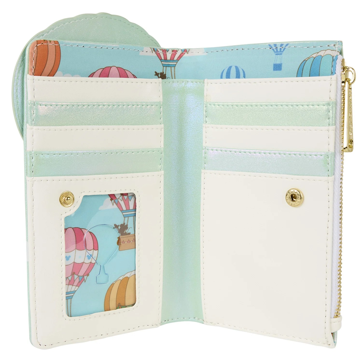 Loungefly Mickey & Friends Hot Air Balloon Flap Wallet