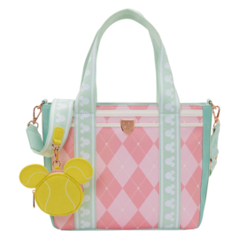 Loungefly Disney Mickey & Friends Tennis Tote Bag with Coin Bag