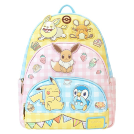 Loungefly Pokémon Cafe Checkered Print Mini Backpack