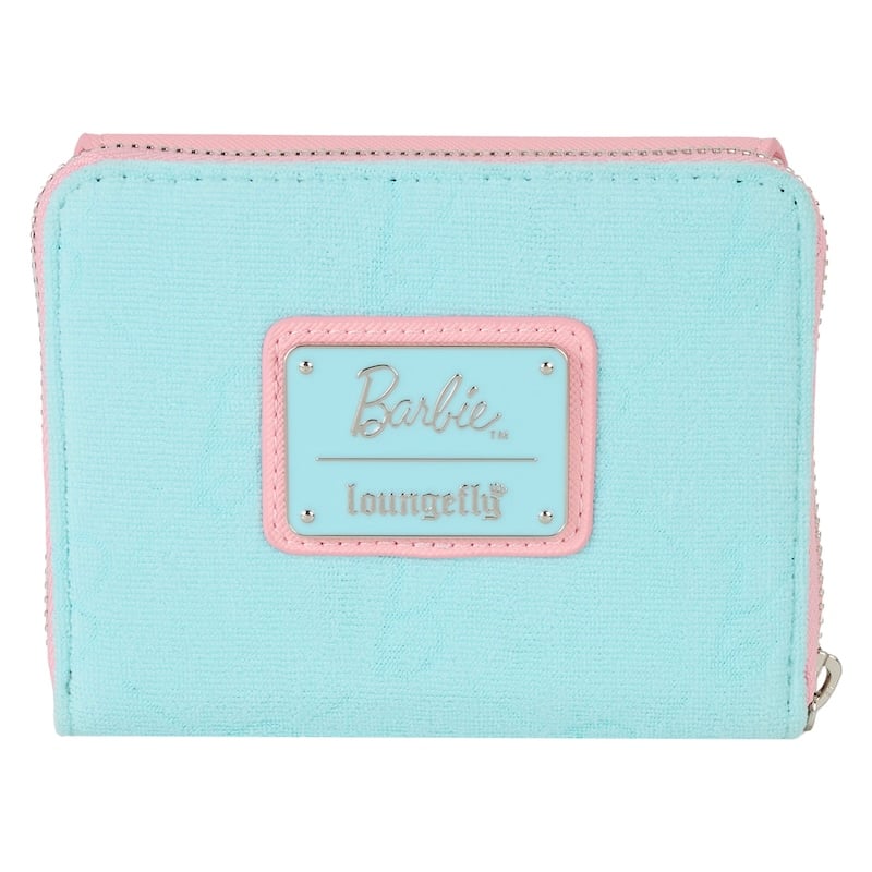 Loungefly - Mattel - Blue and pink classic Barbie Zip around Wallet