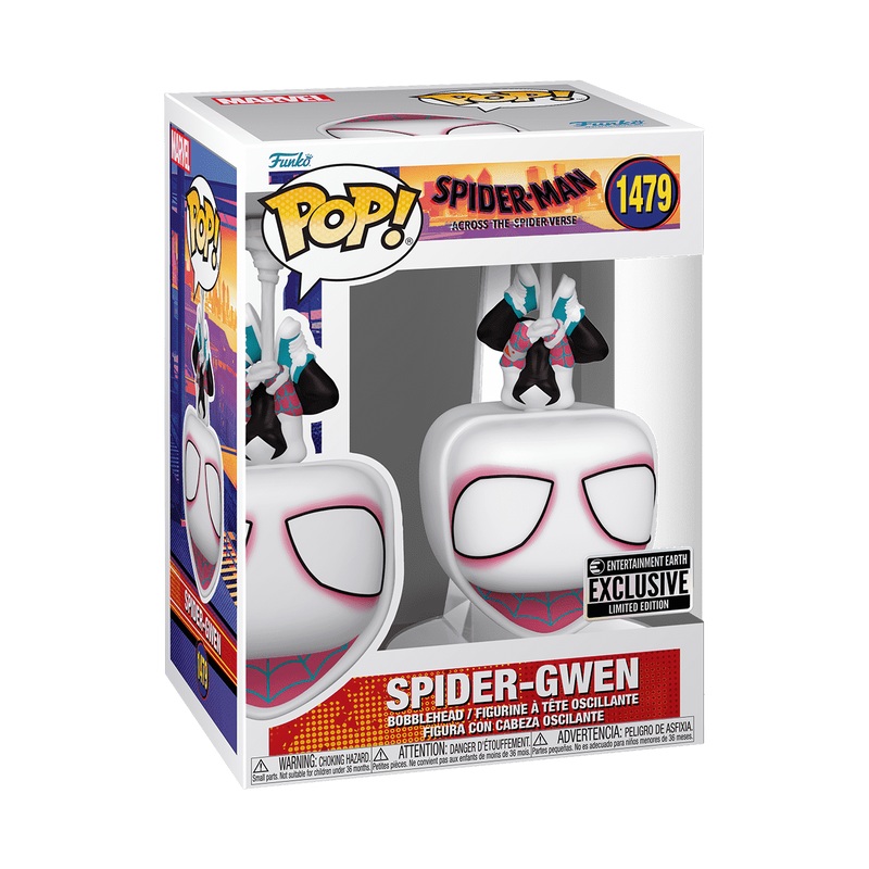 Funko Pop! - Spiderman Across the Spiderverse - Pop! Spider-Gwen (Upside Down) - Entertainment Earth Exclusive