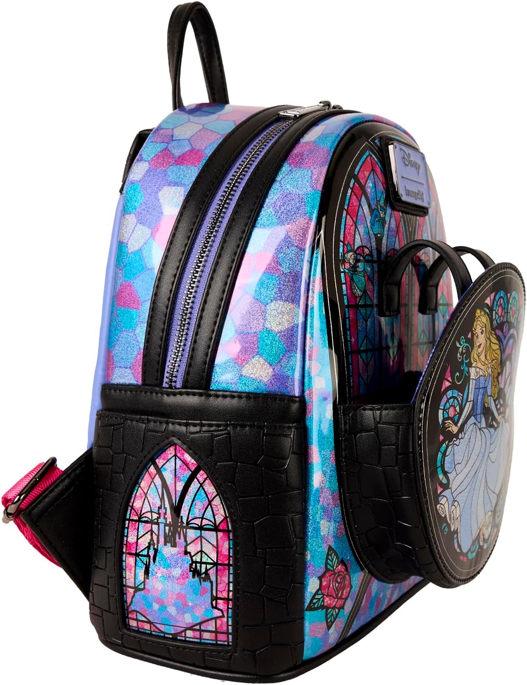 Loungefly - Disney - Sleeping Beauty Stained Glass Collection - Mini Backpack