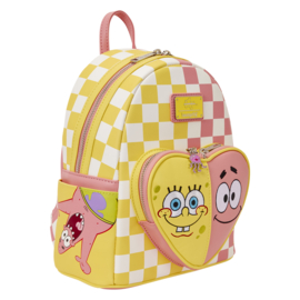 Loungefly SpongeBob SquarePants & Patrick Star Checkered Mini Backpack