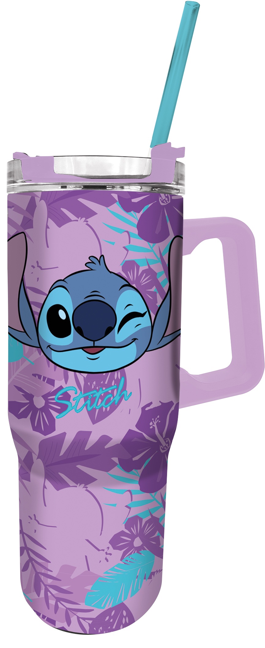 STITCH - Purple Flower - XXL Rambler Mug - Size 1,16 L
