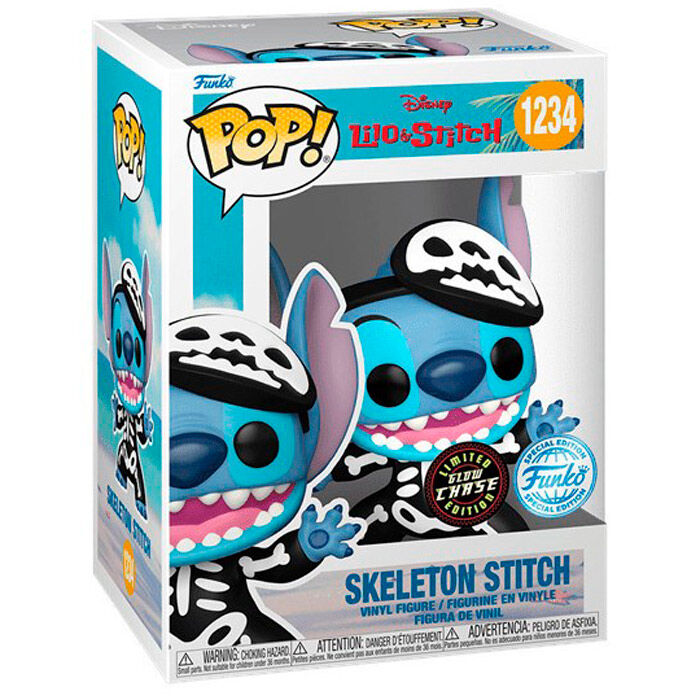 POP figure Disney Lilo & Stitch Skeleton Stitch CHASE Exclusive