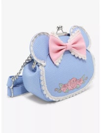 Loungefly Disney Minnie Mouse Polka Dot Kisslock Crossbody Bag