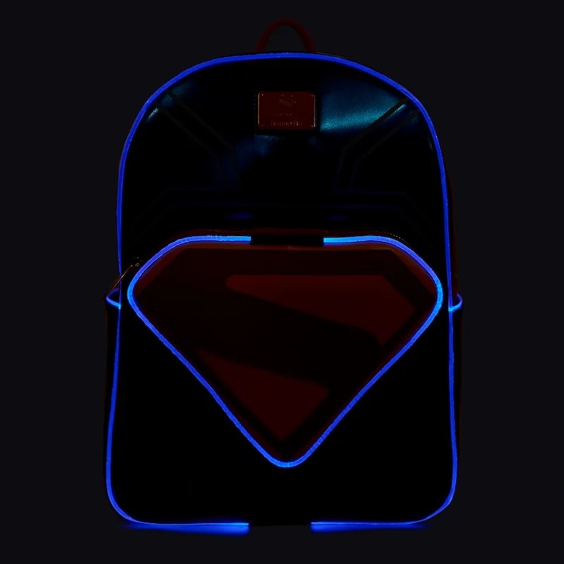 Loungefly - Superman Light Up Glow Full-Size Backpack