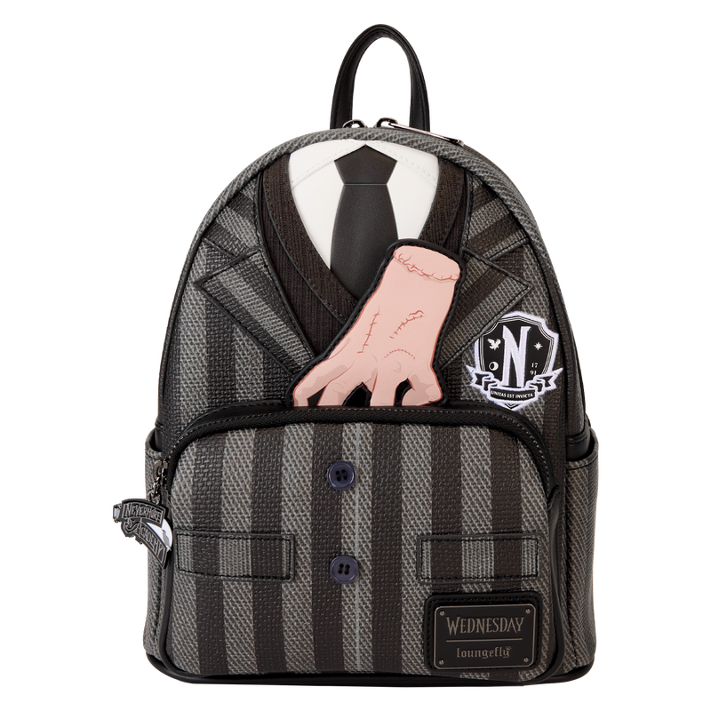 Loungefly Limited Edition Wednesday Nevermore Academy Uniform Cosplay Mini Backpack