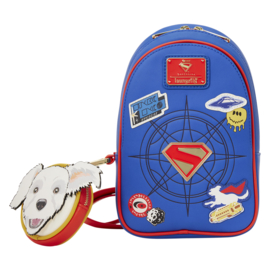 Loungefly Supergirl Krypto Sling Crossbody Bag