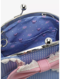 Loungefly Disney Minnie Mouse Polka Dot Kisslock Crossbody Bag