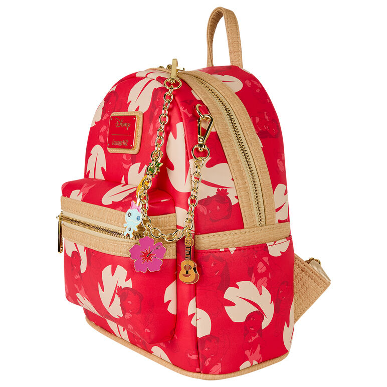 Loungefly Lilo & Stitch Charm Cosplay Mini Backpack