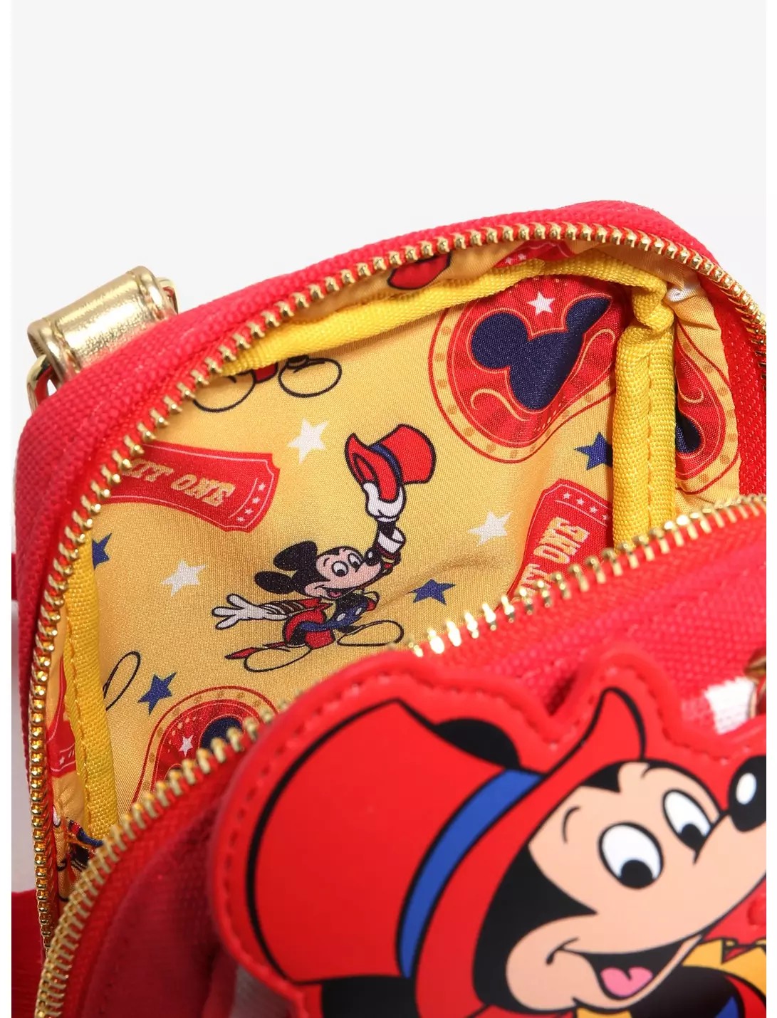 Loungefly Disney Mickey Mouse Circus Ticket Belt Bag with Coin Purse