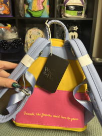 Loungefly Disney Winnie the Pooh Flower Crown Flocked Mini Backpack