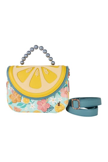 Loungefly Tropical Lemon Floral Crossbody Bag